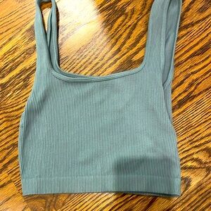 ribbed zara cropped tank size xs